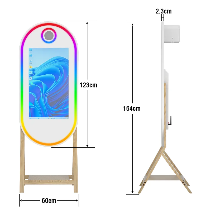 miroir booth plat