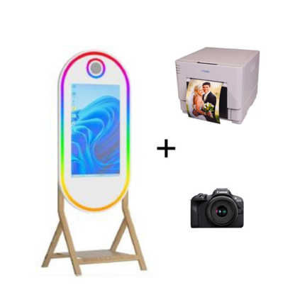 photobooth miroir + imprimante + appareil photo
